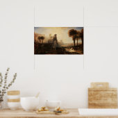 Turner - Caligulas Palast und Brücke Poster (Küche)