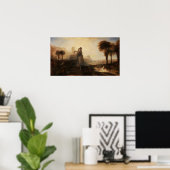 Turner - Caligulas Palast und Brücke Poster (Heimbüro)