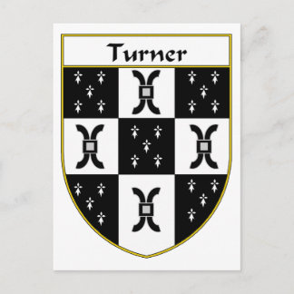 Turner Coat of Arms/Familienwappen Postkarte