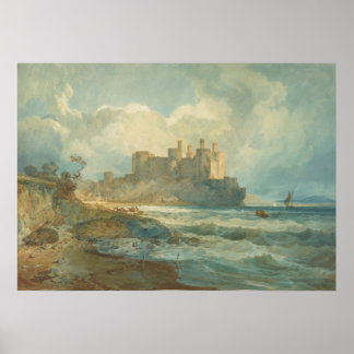 Turner - Conway Castle, North Wales (1798) Poster