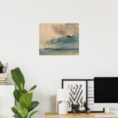 Turner - Dampfpaddel im Sturm Poster (Heimbüro)