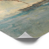 Turner - Dampfpaddel im Sturm Poster (Ecke)