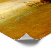 Turner - Dampfschiff zur Unterstützung der Schifff Poster (Ecke)