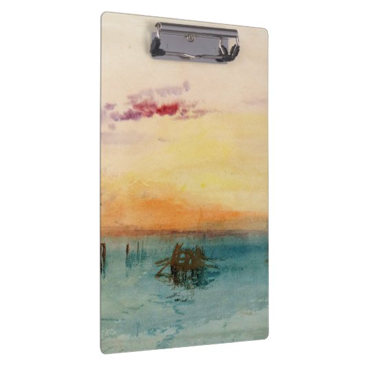 Turner - Die Lagune Venedig bei Sonnenuntergang Klemmbrett (Rechts)