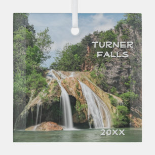 Turner Falls, Davis, Oklahoma Ornament Aus Glas