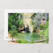 Turner Falls, OKlahoma in HDR. Postkarte (Vorne/Hinten)