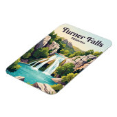 Turner Falls Oklahoma Magnet (Linke Seite)