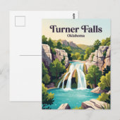 Turner Falls Oklahoma Postkarte (Vorne/Hinten)