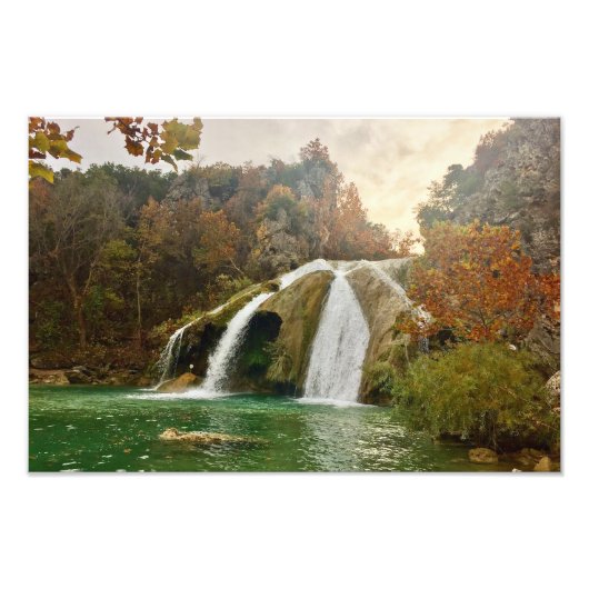 Turner Falls Oklahoma Wasserfall Fotodruck (Vorne)