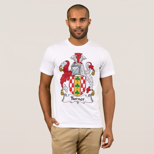 Turner-Familienwappen T-Shirt (Vorne ganz)