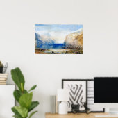 Turner - Fluelen Morning, Blick auf den See Poster (Heimbüro)