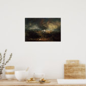 Turner - Fünfte Seuche in Ägypten Poster (Küche)