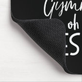 Turner Geschenk Ich mache nicht immer Geräteturnen Mousepad (Ecke)