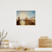 Turner - Hafen von Dieppe Poster (Küche)