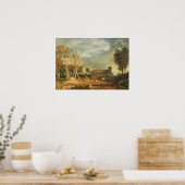 Turner - Ingleborough from Chapel-Le-Dale Poster (Küche)