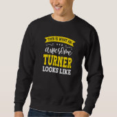 Turner Job Title Employee Funny Worker Profession  Sweatshirt (Vorderseite)