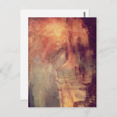 Turner, Joseph Mallord William Der Brand der House Postkarte (Vorne/Hinten)
