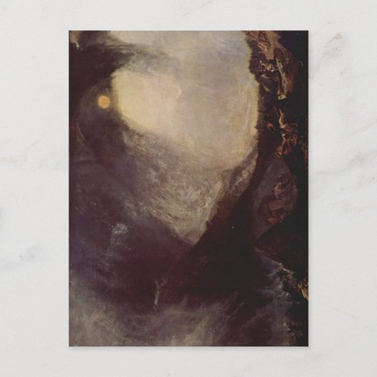 Turner, Joseph Mallord William Schneesturm: Hannib Postkarte (Vorderseite)