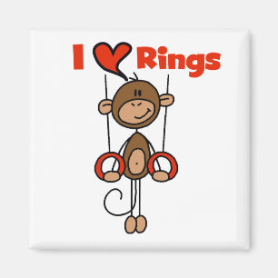 Turner liebt Ringe Magnet