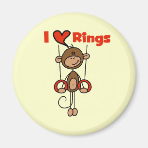 Turner liebt Ringe Magnet