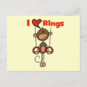 Turner liebt Ringe T-Shirts und Geschenke Postkarte