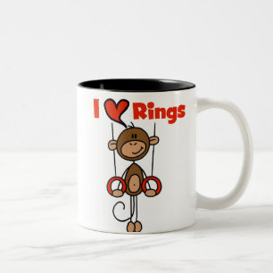 Turner liebt Ringe Zweifarbige Tasse