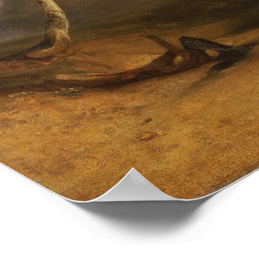 Turner - Linlithgow Palace Poster (Ecke)