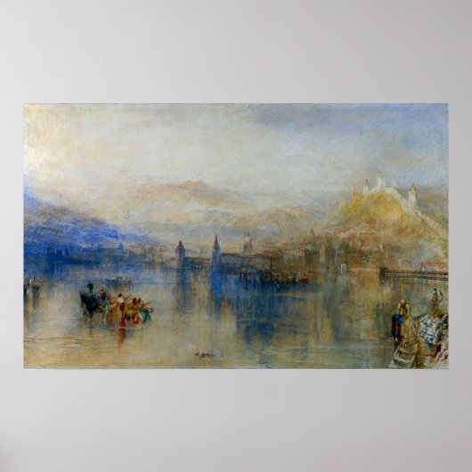 Turner - Luzern Vom See Poster (Vorne)