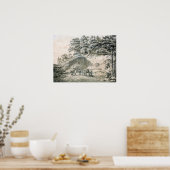 Turner - Mann mit Pferd und Kart in den Steinbruch Poster (Küche)