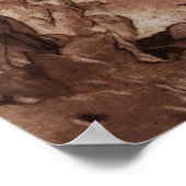 Turner - Mer de Glace Valley of Chamonix Savoy Poster (Ecke)