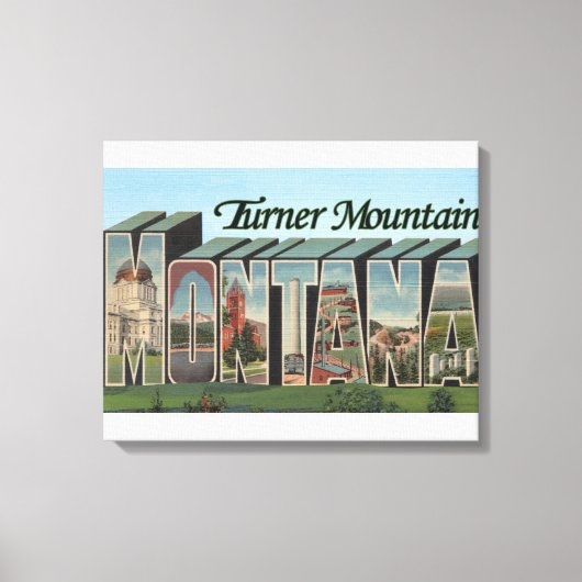 Turner Mountain, Montana Leinwanddruck (Vorderseite)