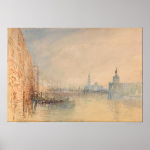 Turner - Mündung des Grand Canal, Venedig Poster