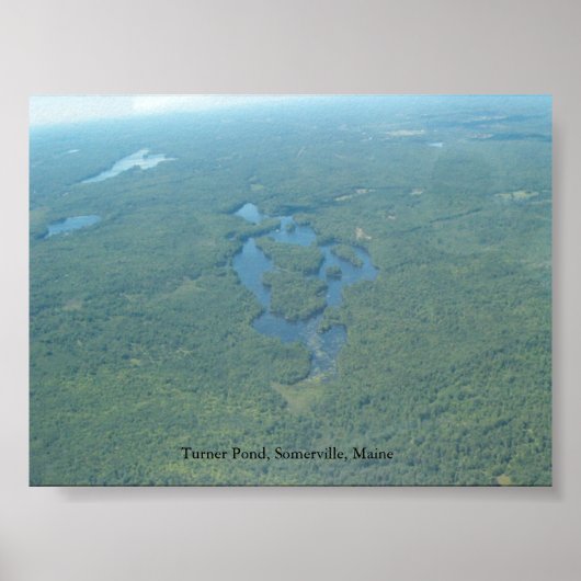 Turner Pond, Somerville Maine Poster (Vorne)