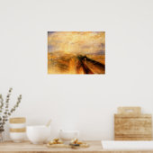 Turner - Rain Steam und Speed Great Western Rail Poster (Küche)