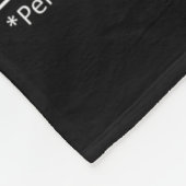 Turner Rition Lustiger Geburtstag Personalisierter Fleecedecke (Ecke)