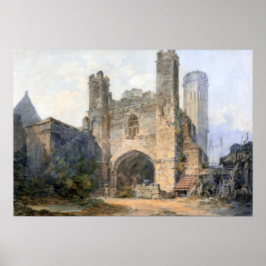 Turner - Saint Augustine's Gate Canterbury Poster (Vorne)
