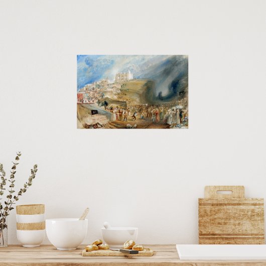 Turner - Saint Catherine's Hill Guildford Surrey Poster (Küche)