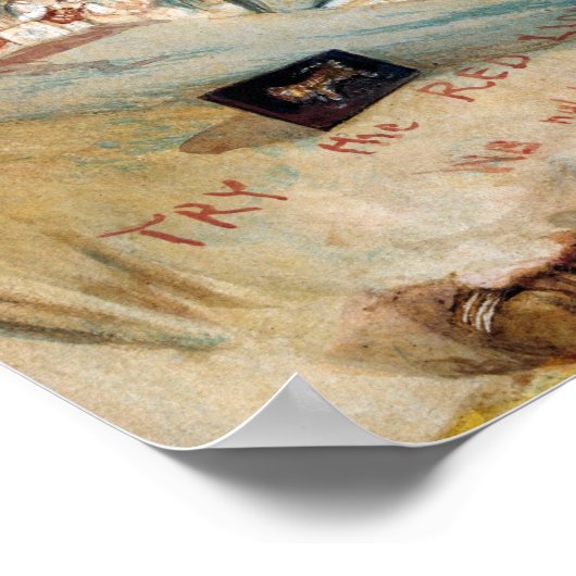 Turner - Saint Catherine's Hill Guildford Surrey Poster (Ecke)