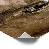 Turner - Schifffahrt mit Fischern Poster (Ecke)