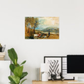 Turner - Schloss Lulworth Dorset Poster (Heimbüro)