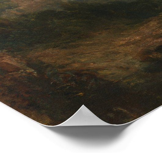 Turner - See Avernus Aeneas und Cumaean Sybil Poster (Ecke)