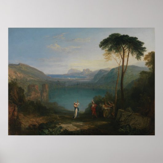 Turner - See Avernus Aeneas und Cumaean Sybil Poster (Vorne)