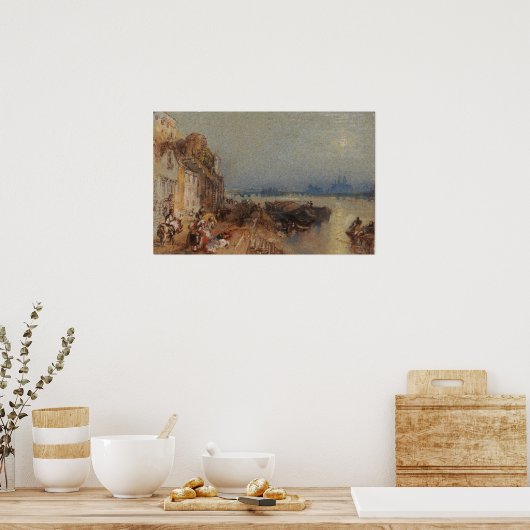 Turner - Sunset Poster (Küche)