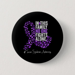 Turner-Syndrom-Bewusstseinsmonat Lila Band  Button