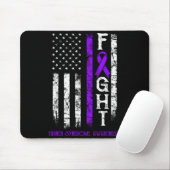 Turner-Syndrom-Kämpfer US-Flagge Mousepad (Mit Mouse)