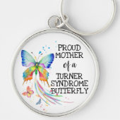 Turner-Syndrom Schmetterlingsbewusstsein Mutter Schlüsselanhänger (Vorne)