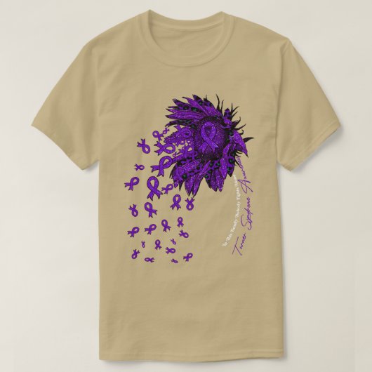 Turner Syndrome Awareness Awareness Sonnenblume no T-Shirt (Design vorne)