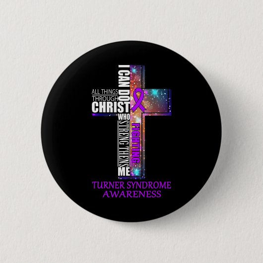 Turner Syndrome Awareness - Christmas Gift Button (Vorderseite)