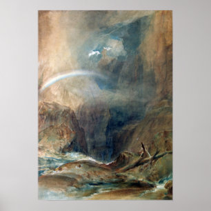Turner - Teufelsbrücke, St. Gotthard-Pass Poster