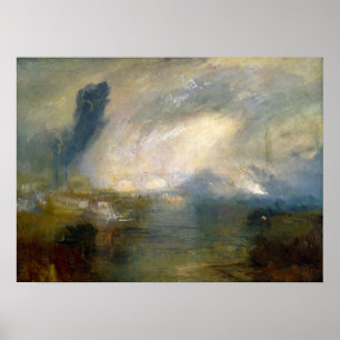 Turner - Themse oberhalb der Waterloo Bridge Poster